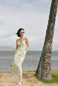 Petite Studio's Imogene Dress in Fern Print