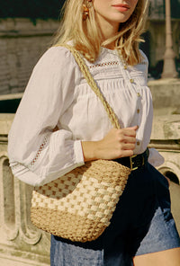 Petite Studio's Rattan Tote Bag 