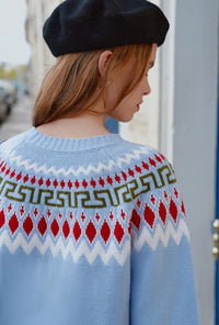 Petite Studio's Collin Wool Sweater in Sky