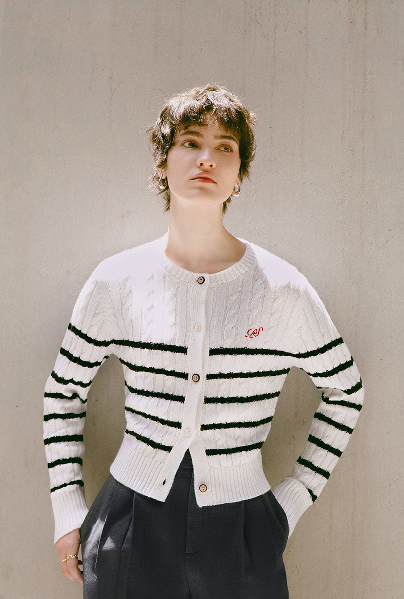 Lally Cardigan - Striped