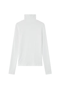 Petite Studio's Freja Cotton Turtleneck in Ivory