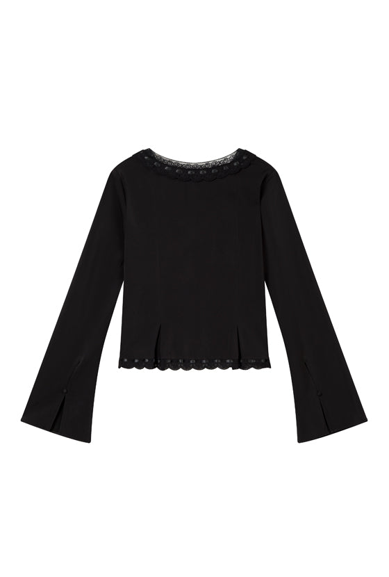 Petite Studio NYC's Joelle Top in Black