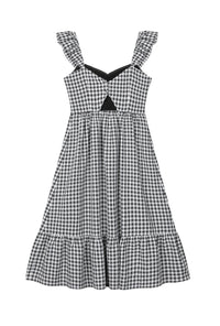 Petite Studio's Lettie Dress in Black Gingham