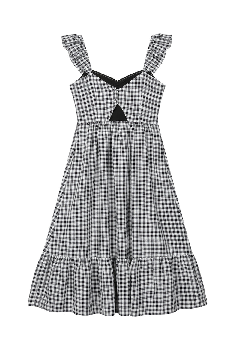 Petite Studio's Lettie Dress in Black Gingham