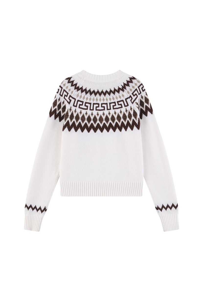 Petite Studio's Collin Wool Sweater in Beige