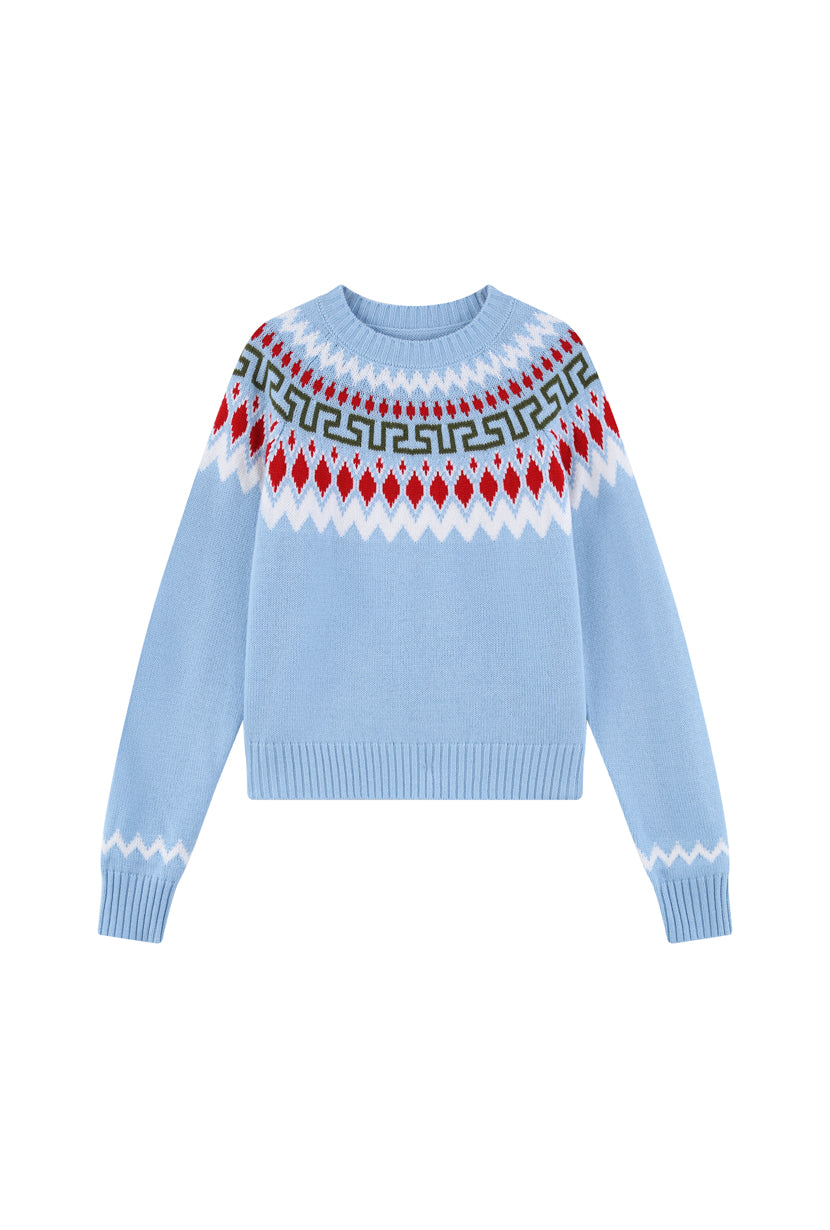 Petite Studio's Collin Wool Sweater in Sky