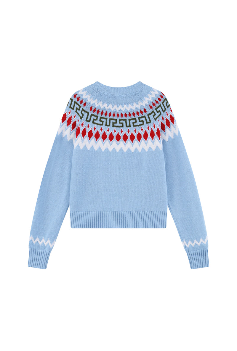 Petite Studio's Collin Wool Sweater in Sky