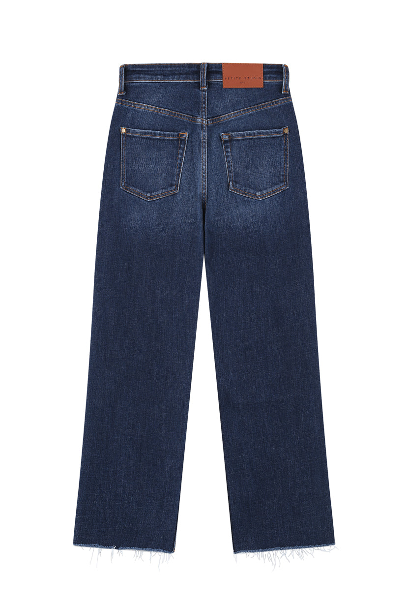 Petite Studio's Theo High Rise Straight Jeans