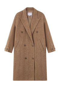 Petite Studio's Allister Wool Coat in Camel