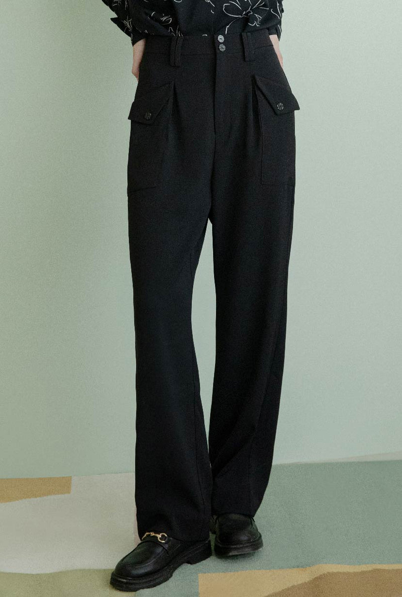 Petite Studio's Leighton Pants in Black - Women's Fashion